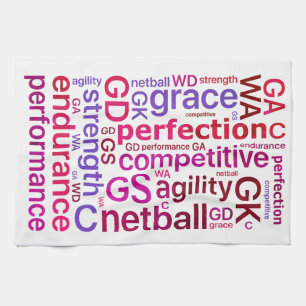Linge De Cuisine Mots de motivation et net-ball de positions