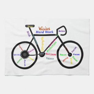 Linge De Cuisine Mots de motivation, faire du vélo, faisant un