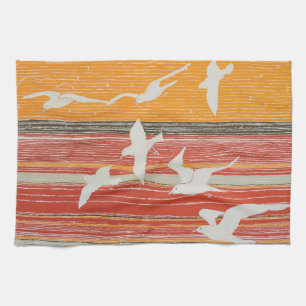 Linge De Cuisine Mouettes