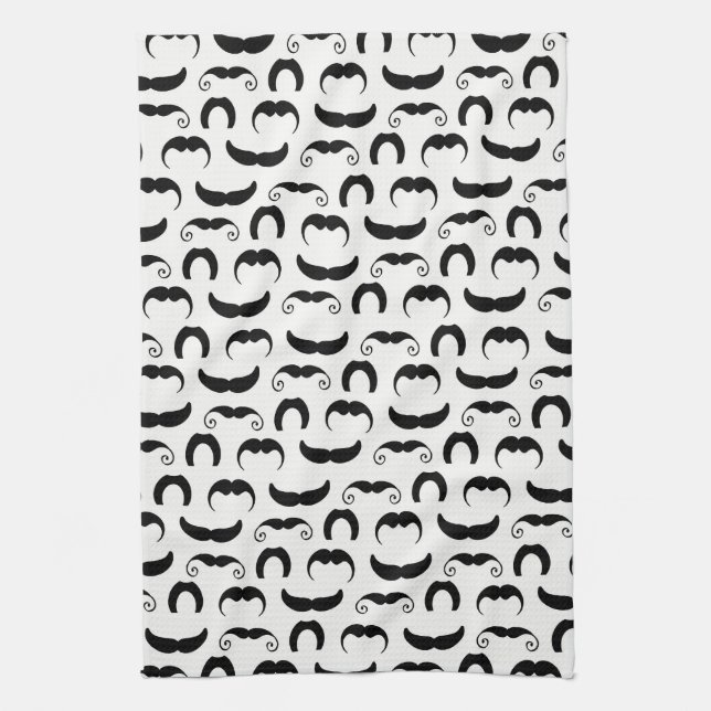 Linge De Cuisine Moustaches (Vertical)