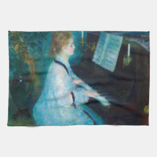 Linge De Cuisine Musicien de piano Renoir Woman
