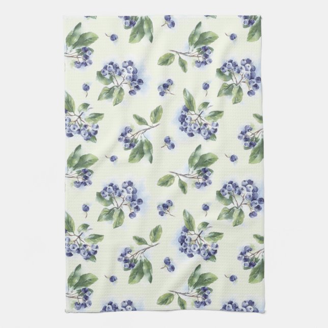 Linge De Cuisine Myrtilles (Vertical)