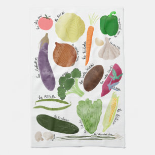 Linge De Cuisine Nā lauLaiserviette de cuisine blanche