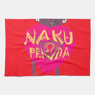 Linge De Cuisine Nakupenda Love Art - Swahili Heart Design