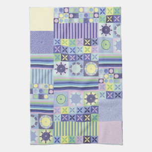 Linge De Cuisine Nanna's Pretty Faux Knit Crochet Blanket Motif