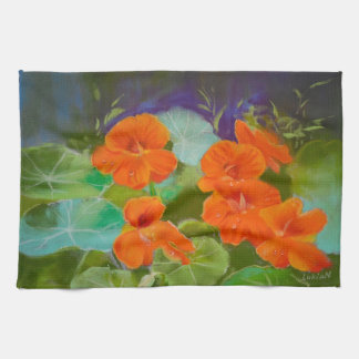 Linge De Cuisine Nasturtium Bloom - Botanical Pastel