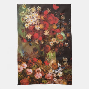 Linge De Cuisine Nature morte Fleurs dans un vase de Vincent van Go