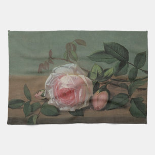 Linge De Cuisine Nature morte Fleurs sur un rebord par Otto Ottesen