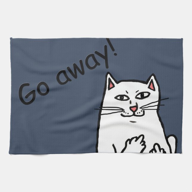 Linge De Cuisine Naughty Cat (Horizontal)