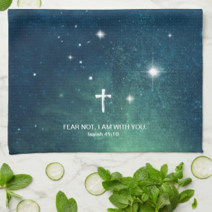 Linge De Cuisine NE CRAINS PAS, JE SUIS avec toi Jésus Dieu Ésaïe 4