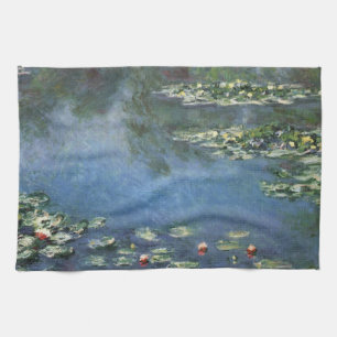 Linge De Cuisine Nénuphars de Claude Monet, Fleurs Vintages