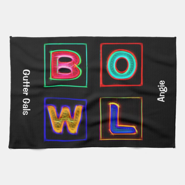 Linge De Cuisine Neon Bowl, Team Bowling (Horizontal)
