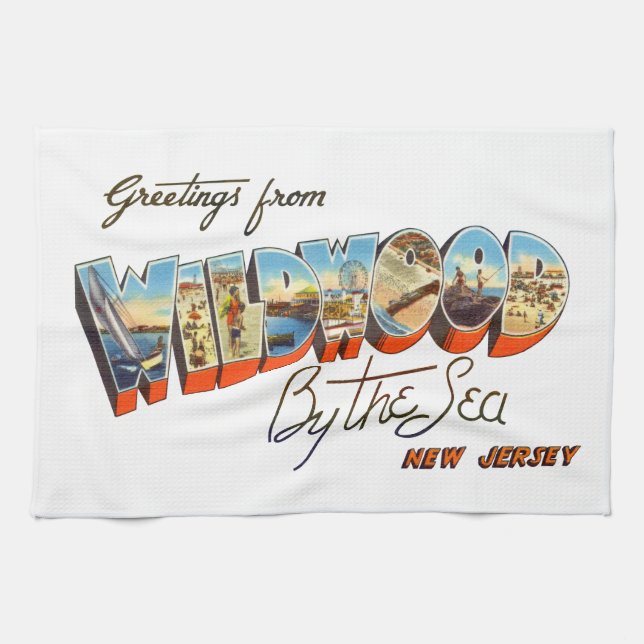Linge De Cuisine New Jersey de Wildwood (Horizontal)