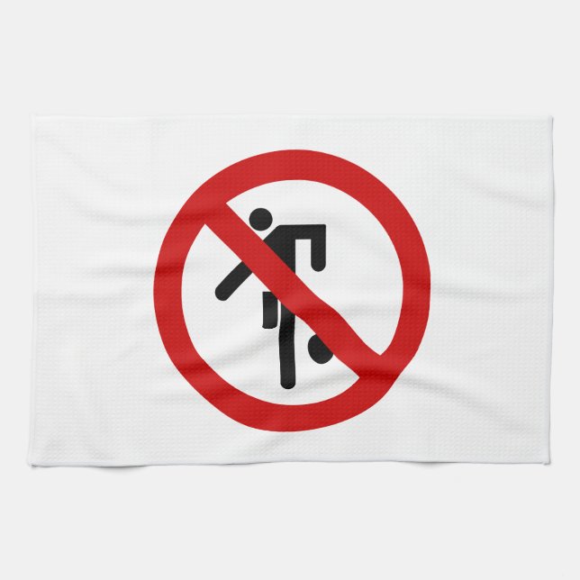 Linge De Cuisine NO Ball Games ⚠ Thai Park ⚠ (Horizontal)