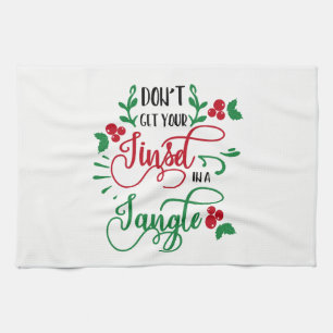 Linge De Cuisine n'obtenez pas votre tresse dans Noël