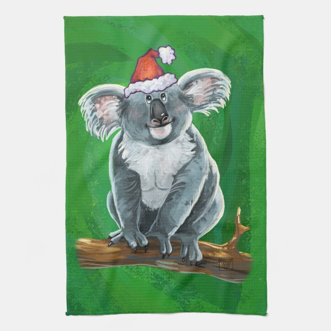 Linge De Cuisine Noël à l'ours de Koala (Vertical)