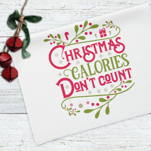 Linge De Cuisine Noël Calories Ne comptez pas Noël