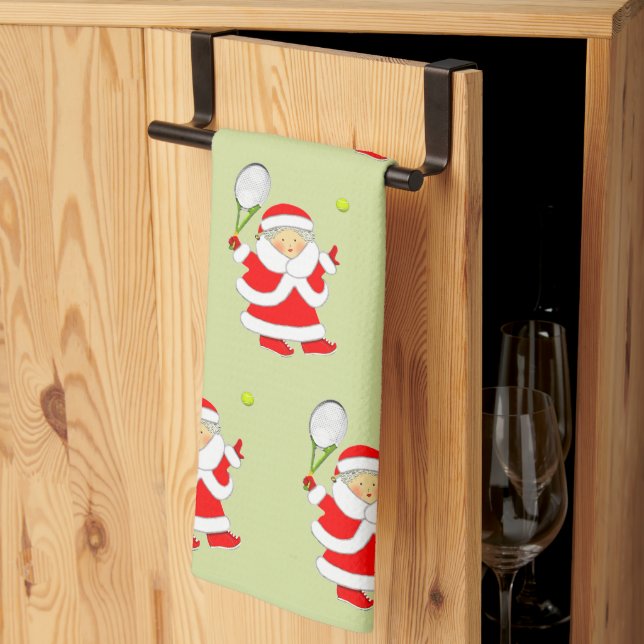 Linge De Cuisine Noël de tennis (Pliage en tiers)