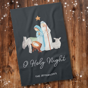 Linge De Cuisine Noël du directeur de la Nativité religieuse