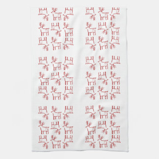 Linge De Cuisine Noël mignon renne