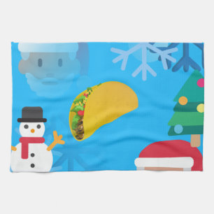 Linge De Cuisine noël taco emoji