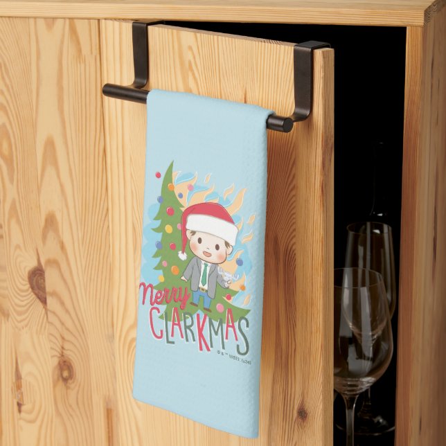 Linge De Cuisine Noël vacances Joyeux Clarkmas (Pliage en tiers)