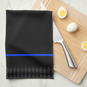 Linge De Cuisine Nom personnalisé de la femme de police à la ligne