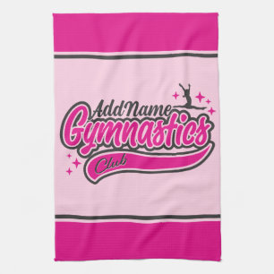 Linge De Cuisine NOM personnalisé Gymnaste Split Leap Gymnastique