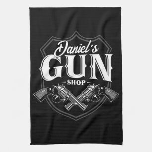 Linge De Cuisine NOM PERSONNALISÉ Vieux Armes à feu