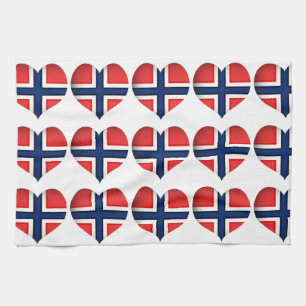 Linge De Cuisine Norway Flag