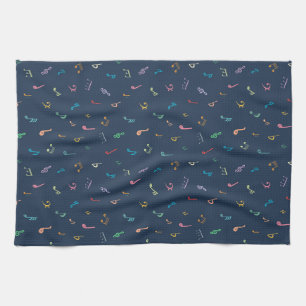 Linge De Cuisine Notes musicales