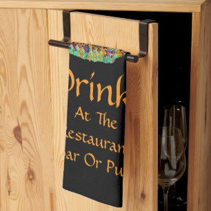 Linge De Cuisine Nourriture Boisson Au Restaurant Bar Ou Pub