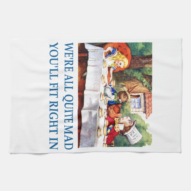 Linge De Cuisine Nous sommes tous assez fous, tu vas rentrer ! (Horizontal)