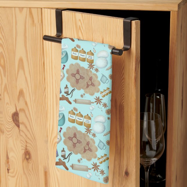 Linge De Cuisine Nouveau-Mexique Biscochito Cookies Zia Sun (Pliage en tiers)