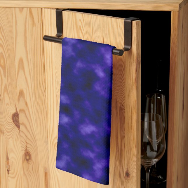 Linge De Cuisine Nuage de Purple (Pliage en tiers)