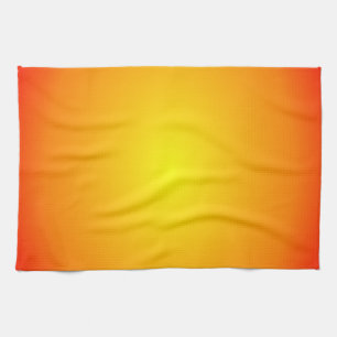 Linge De Cuisine Nuances de jaune orange lumineux et joyeux