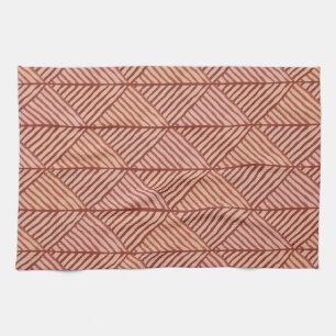Linge De Cuisine Nuances de terre cuite