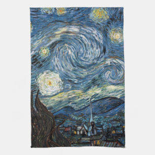 Linge De Cuisine Nuit Van Gogh Starry