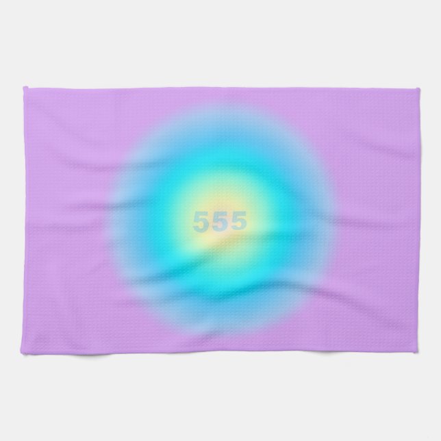 Linge De Cuisine Numéros d'ange 555 - Nouveaux débuts (Horizontal)