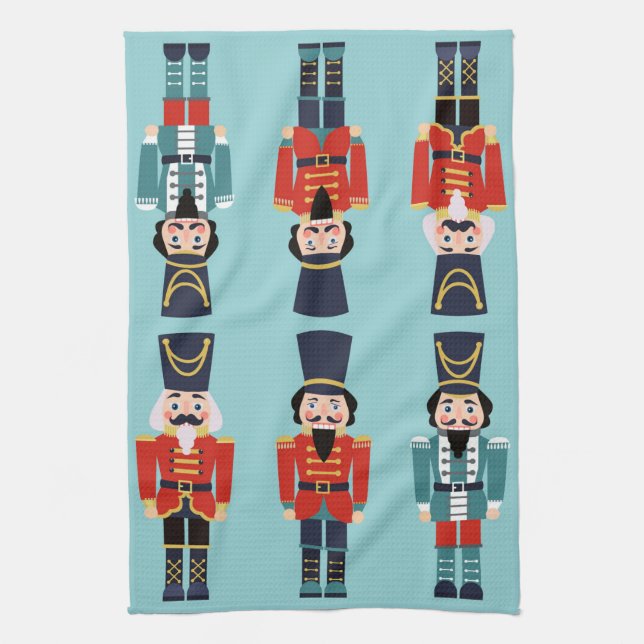 Linge De Cuisine Nutcrackers cadeaux des hôtesses de Noël (Vertical)