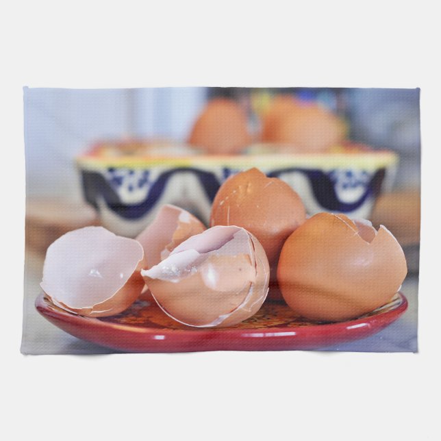 Linge De Cuisine OEufs cassés (Horizontal)