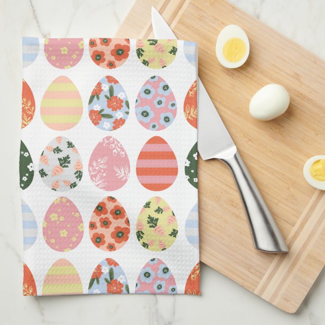 Linge De Cuisine Oeufs de Pâques (Quart Plié)