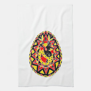Linge De Cuisine Oeufs de Pysanki pâques