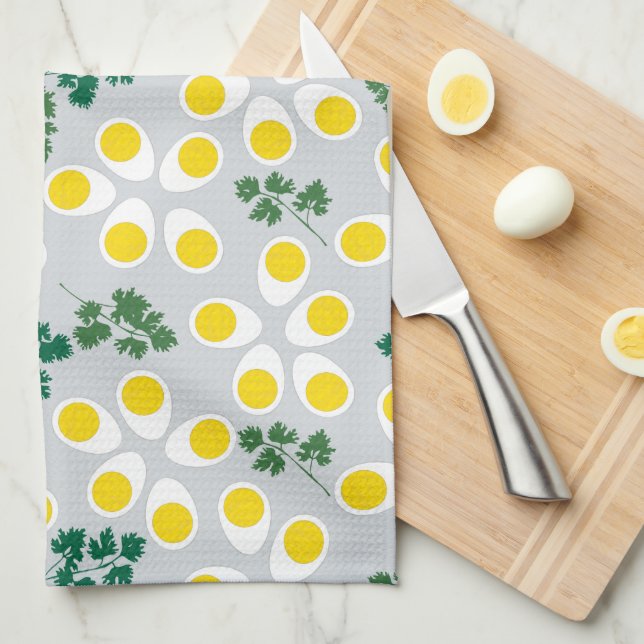 Linge De Cuisine OEufs durs (Quart Plié)