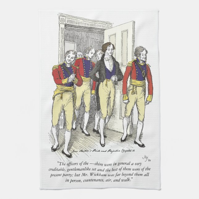 Linge De Cuisine Officiers de la Milice du Shire, Jane Austen (Vertical)
