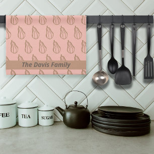 Linge De Cuisine Oh My Gourds Thanksgiving Automne rose