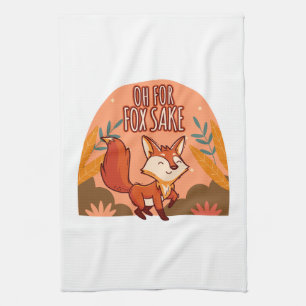 Linge De Cuisine Oh Pour L'amour Du Renard Mignon Et Drôle