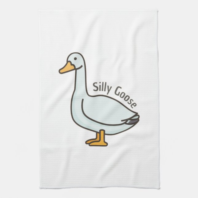 Linge De Cuisine Oie sotte (Vertical)