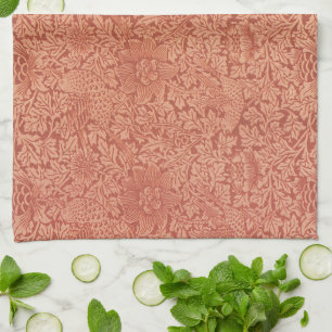 Linge De Cuisine Oiseau et Anémone par William Morris, Nature Vinta
