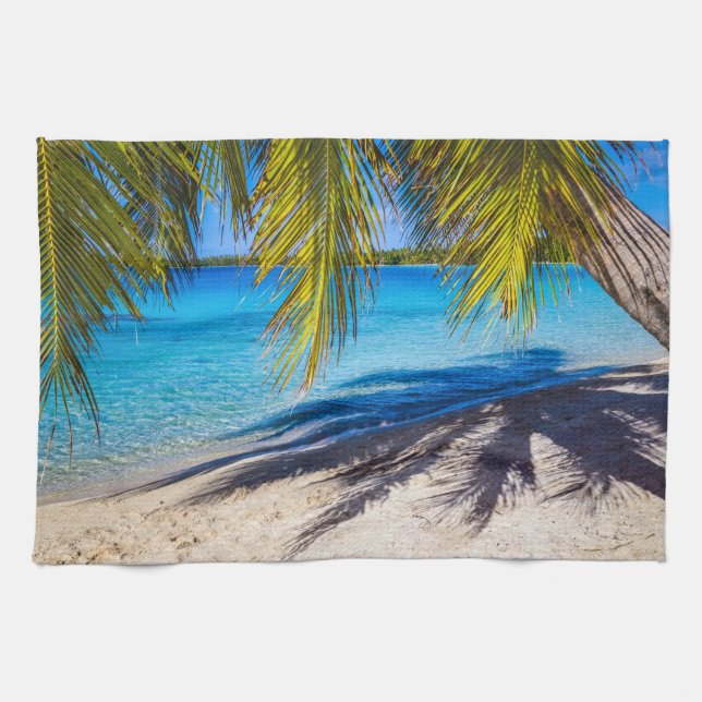 Linge De Cuisine Ombres sur la plage (Horizontal)